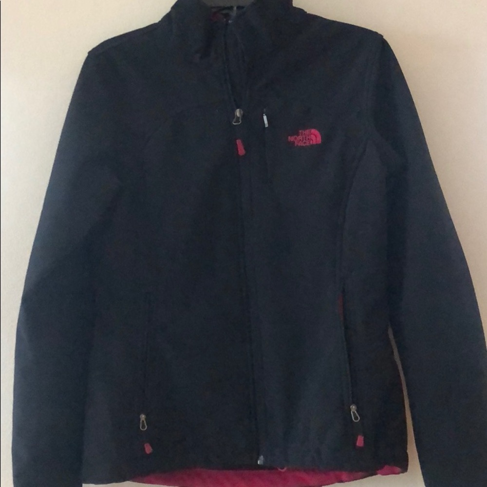 Black Northface waterproof, wind breaker